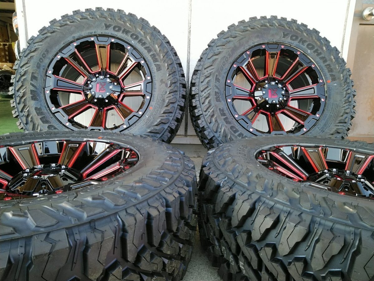プラド ハイラックス サーフ FJクルーザー H3 マッド ヨコハマ ジオランダー MT G003 265/70R17 285/70R17 17インチ DeathRock拍卖
