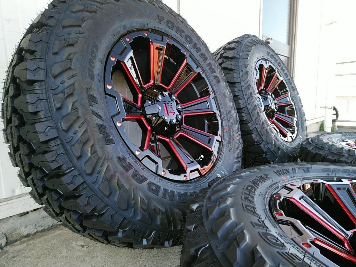 プラド ハイラックス サーフ FJクルーザー H3 マッド ヨコハマ ジオランダー MT G003 265/70R17 285/70R17 17インチ DeathRock拍卖