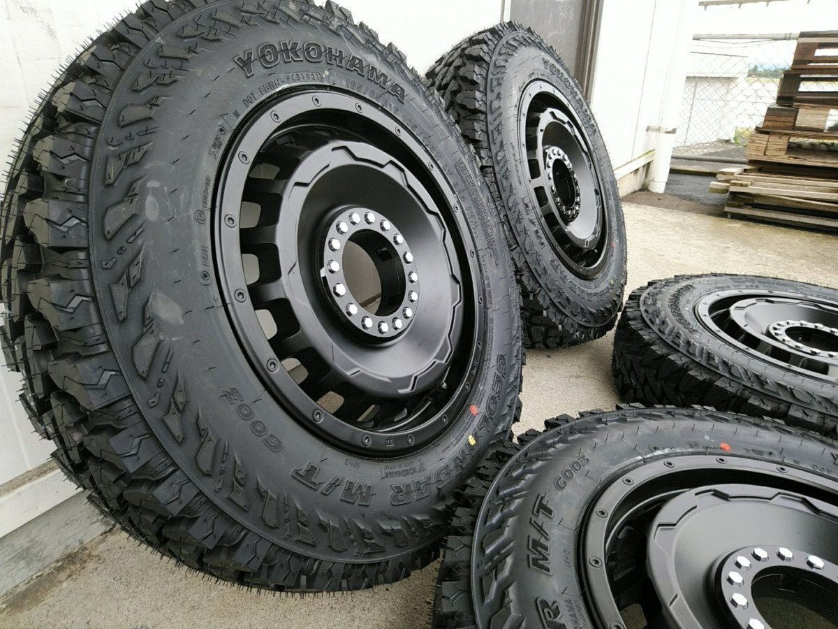ヨコハマ ジオランダー MT G003 175/80R16 185/85R16 195R16 ジムニー JB64 JB23 JA12 JA11 タイヤホイール 新品4本セット SwaGGer拍卖