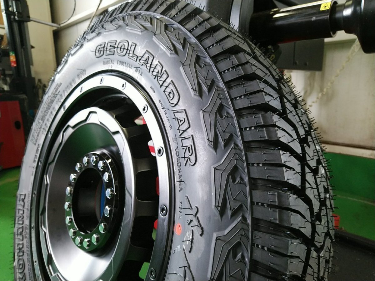 ジムニー ヨコハマ X-AT 195R16 タイヤホイール 16インチ SwaGGer 新品4本セット拍卖