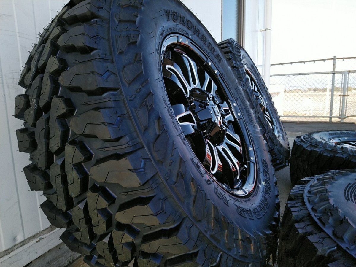 ヨコハマ ジオランダー G003 M/T 265/70R17 285/70R17 Jeep ラングラー JK JL タイヤホイール 17インチ Balano拍卖