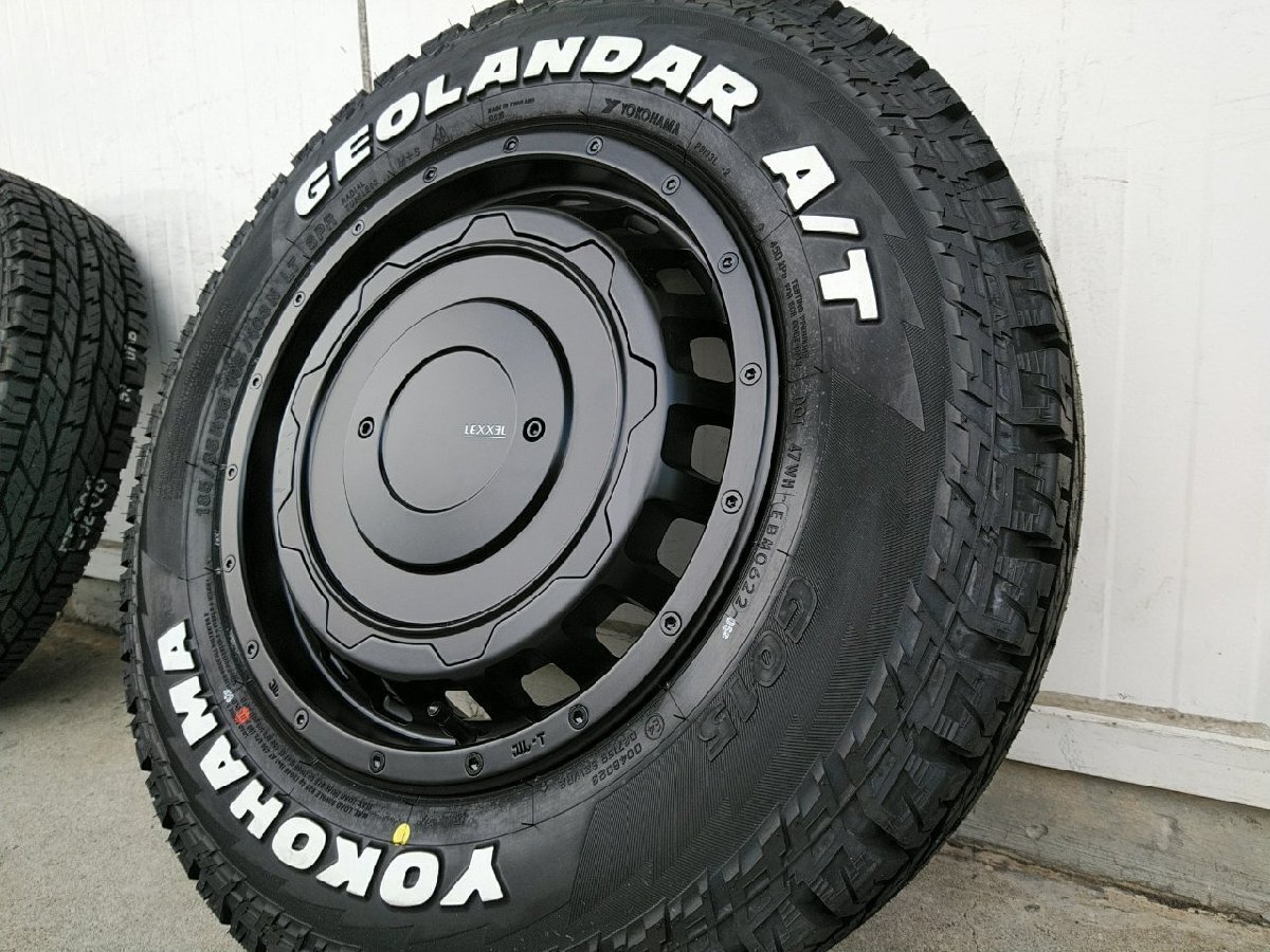 ヨコハマ ジオランダー A/T G015 185/85R16 ホワイトレター ジムニー JB64 JB23 タイヤホイール 16インチ SwaGGer拍卖