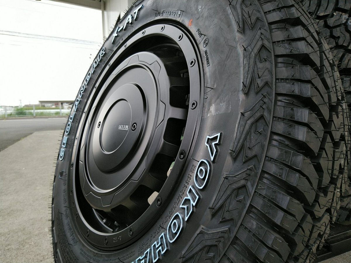 ヨコハマ ジオランダー X-AT 195R16 ジムニー タイヤホイールセット 人気 16インチ SwaGGer JB64 JB23 JA12 JA11拍卖