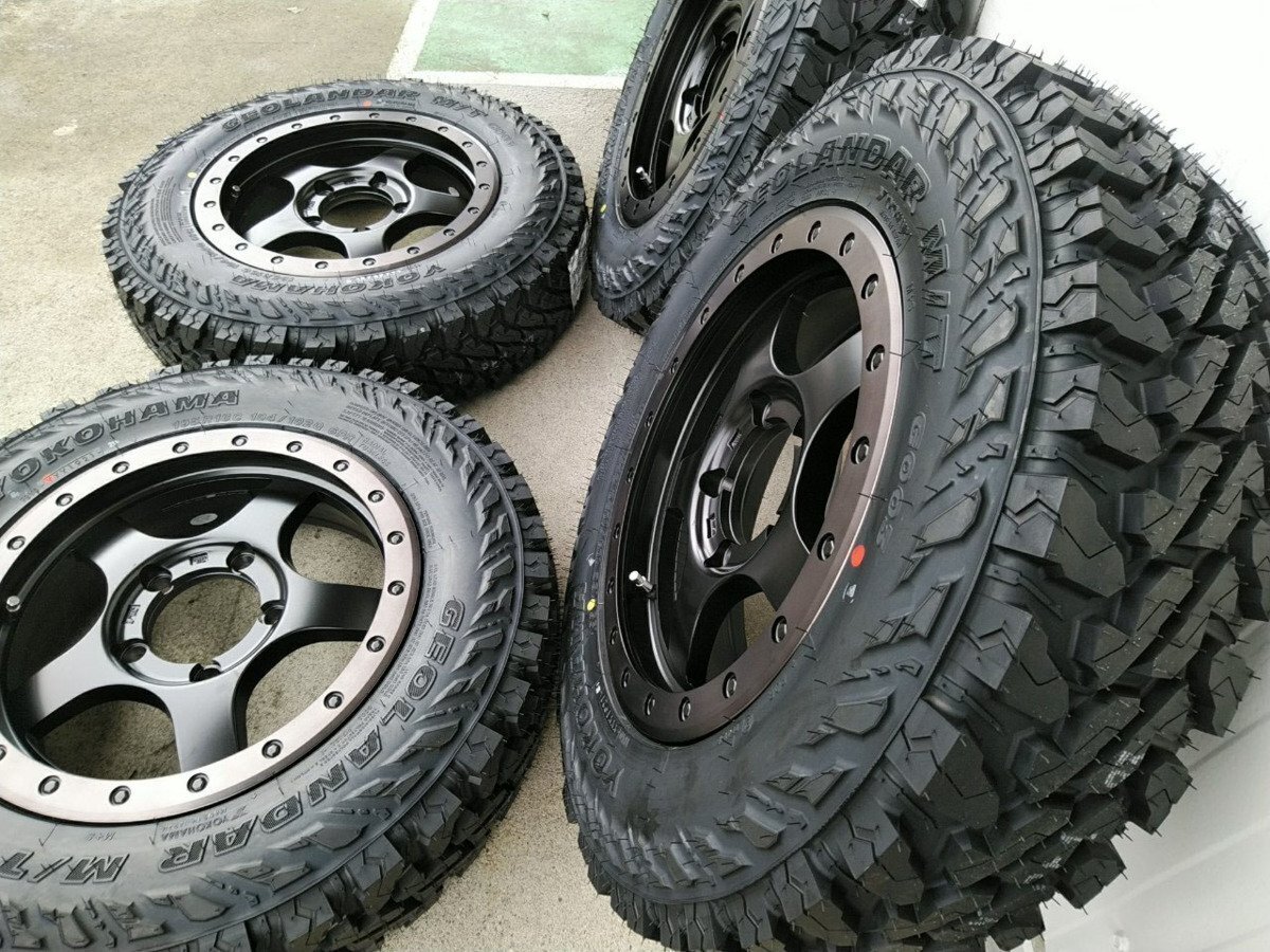 サマータイヤ YOKOHAMA ジオランダー MT G003 175/80R16 185/85R16 195R16 ジムニー JB64 JB23 JA12 JA11 タイヤホイール 16インチ BDX05拍卖
