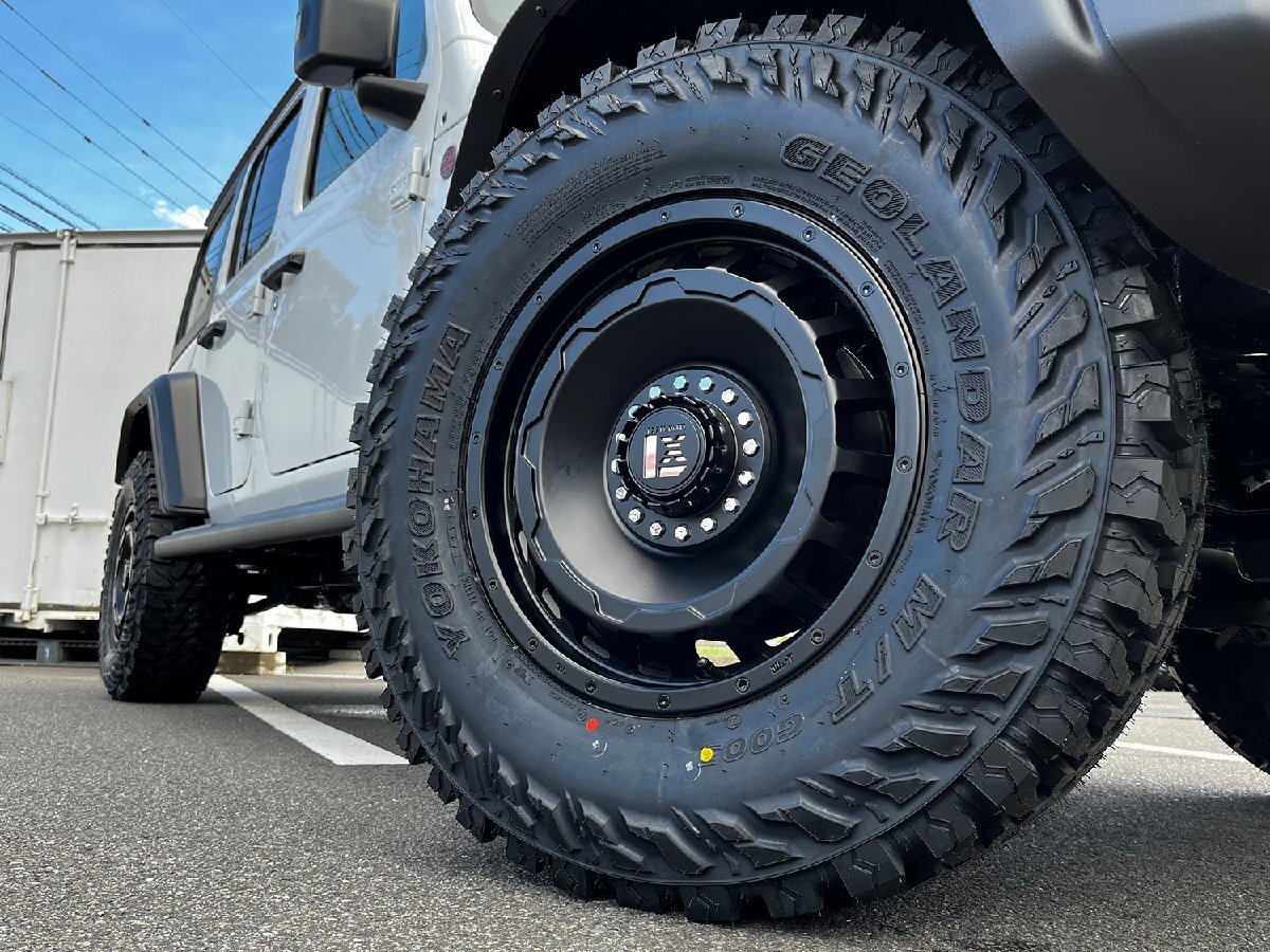 【JK/JLラングラー】17インチ タイヤホイール 4本セット SwaGGer ヨコハマ ジオランダー MT G003 265/70R17 285/70R17 サマータイヤ拍卖