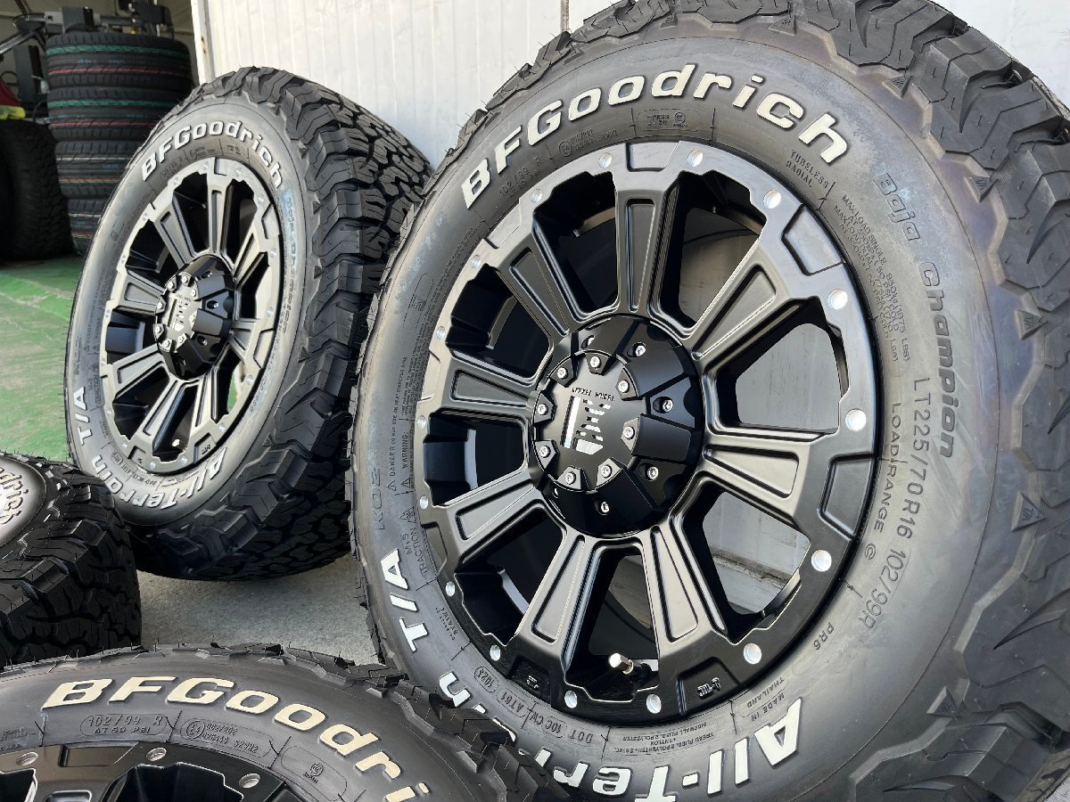 デリカD5 エクストレイル CHR クロスロード等 16インチ BF グッドリッチ オールテレーン KO2 215/70R16 225/70R16 LEXXEL DeathRock拍卖