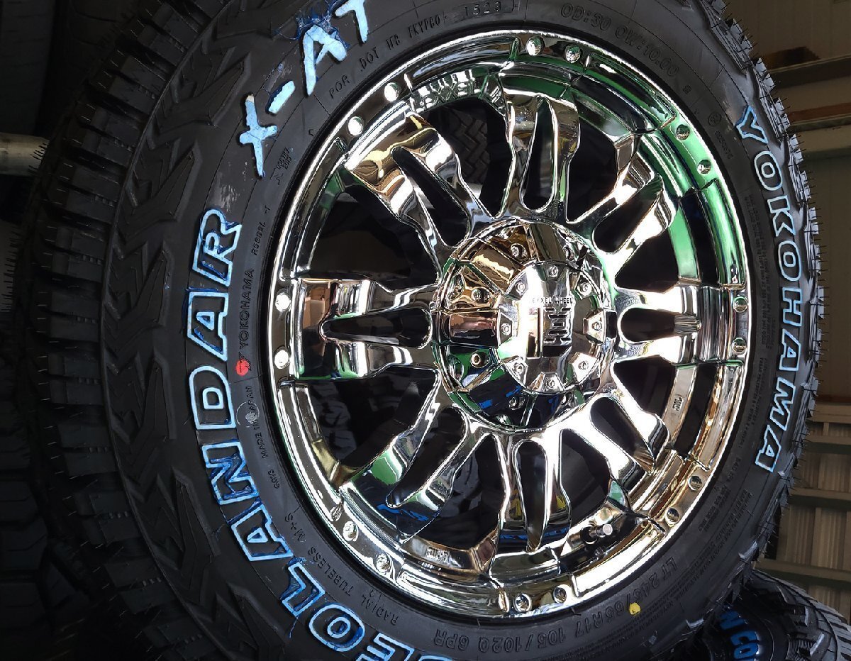 CX5 エクスプローラー デリカD5 RAV4 CX8 タイヤホイール 245/65R17 ヨコハマ ジオランダー X-AT ホワイトレター 17インチ Balano拍卖