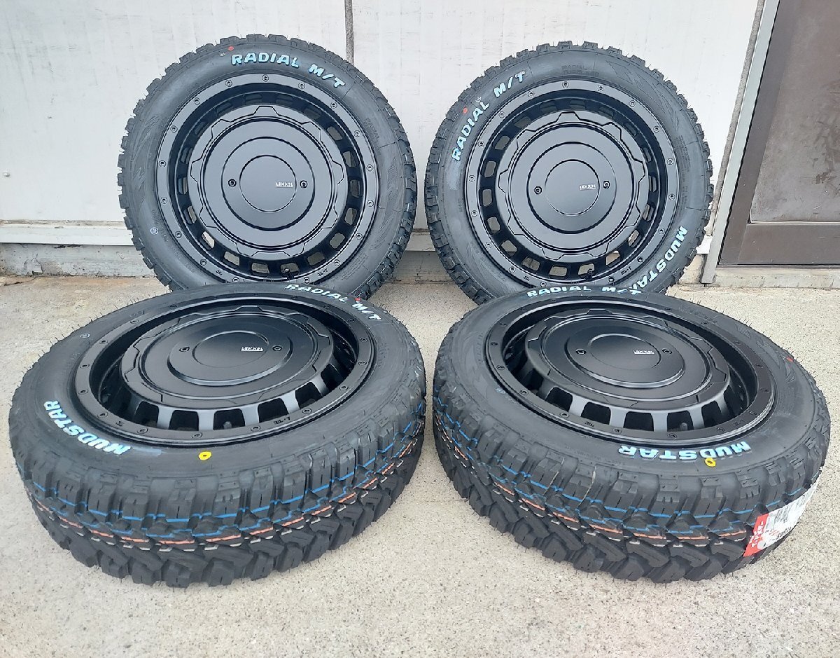 プリウス ステップワゴン VOXY LEXXEL SwaGGer Mudstar Radial MT 205/60R16 タイヤホイール 16インチ ホワイトレター拍卖