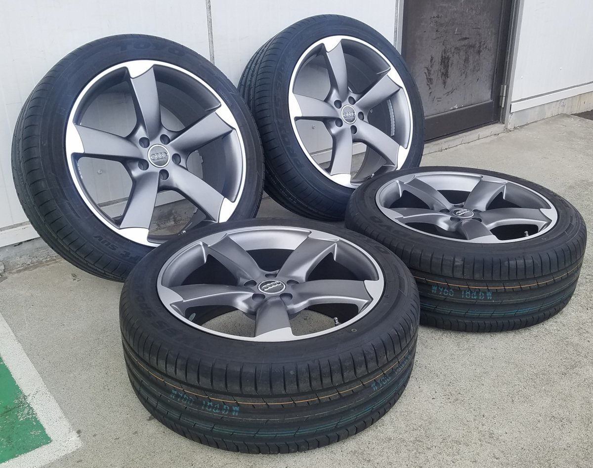 Audi Q5(FY/8R) 20インチ 国産タイヤホイールセット 20x9.0 +35 112-5H トーヨー プロクセス スポーツ SUV 255/45R20 4本セット 1台分拍卖