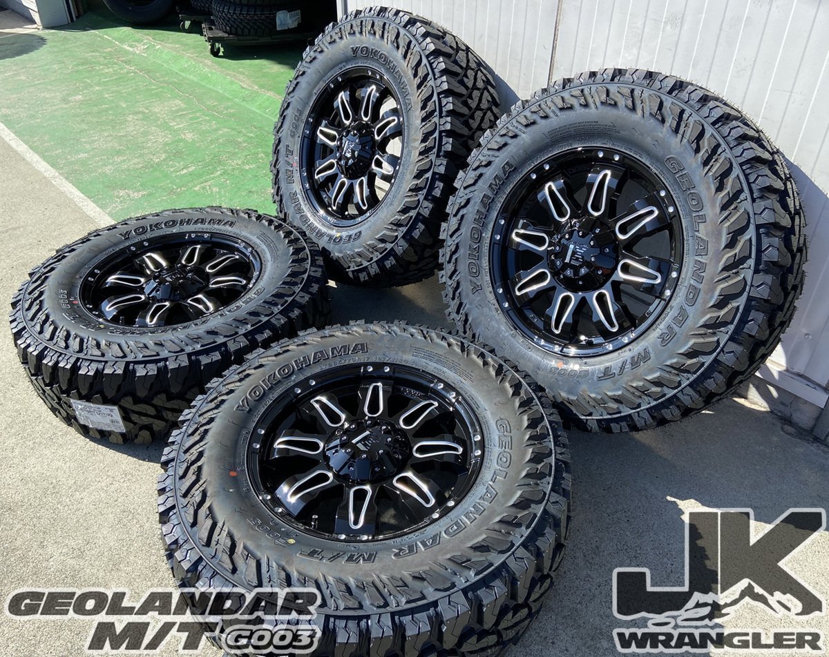 プラド ハイラックス サーフ FJ H3 LEXXEL Balano ヨコハマ ジオランダー MT G003 265/70R17 285/70R17 タイヤホイール17インチ拍卖