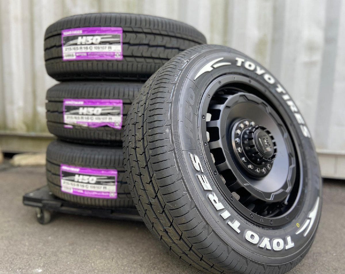トーヨー H30 215/65R16 ホワイトレター LEXXEL SwaGGer ライズ ロッキー 新品タイヤホイールセット 16インチ 4本セット 1台分拍卖