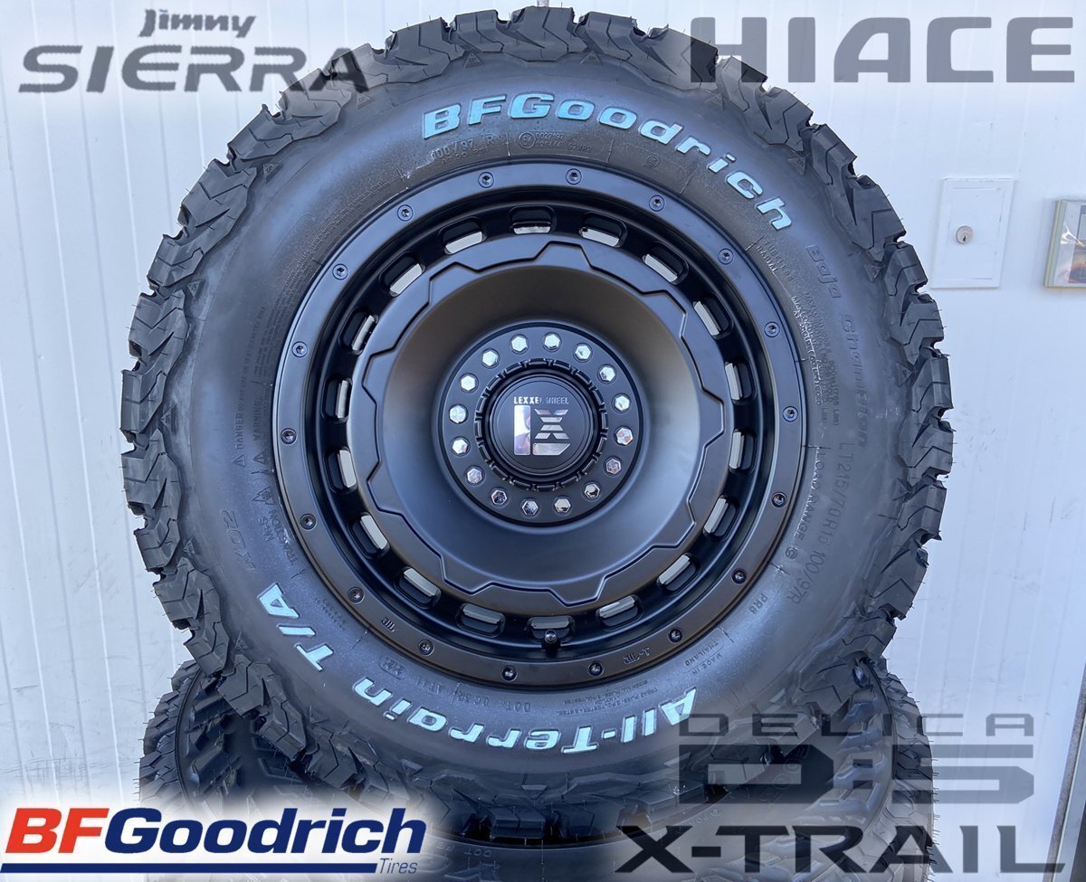 当店 イチオシ!! デリカD5 エクストレイル CX5 タイヤホイール 16インチ SwaGGer BFGoodrich オールテレーン KO2 215/70R16 ホワイトレター拍卖