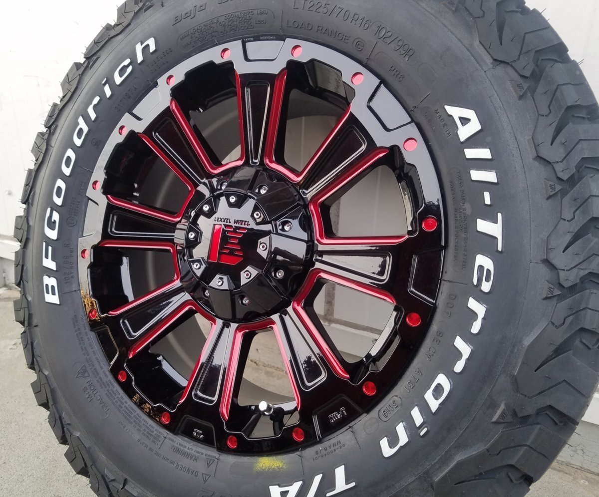 LEXXEL【DeathRock】デリカD5 エクストレイル CHR クロスロード等 16インチ BF グッドリッチ オールテレーン KO2 225/70R16 215/70R16拍卖