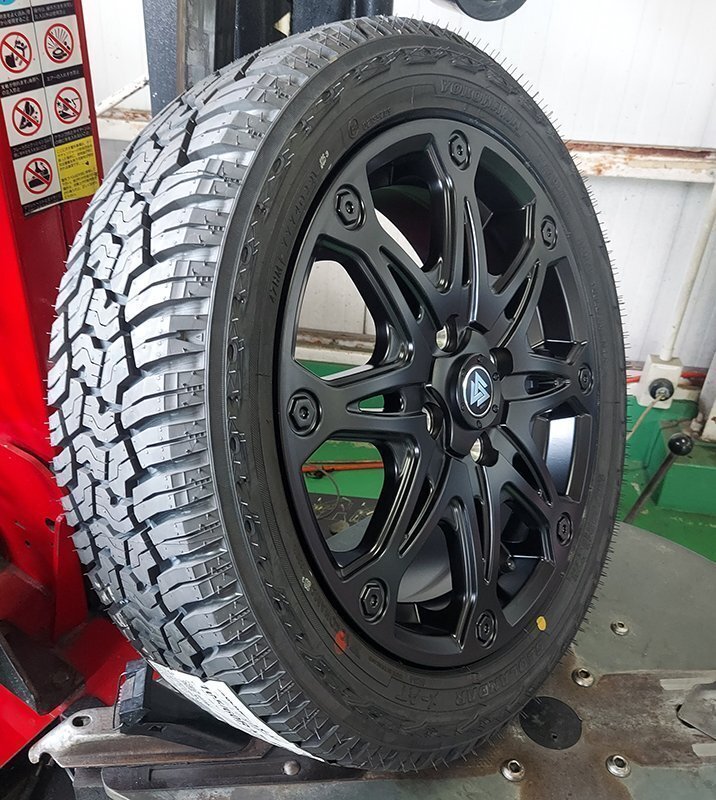 ハイゼットジャンボ エヴリィ デリカミニ ハスラー ヨコハマ ジオランダー X-AT G016 165/60R15 165/65R15 タイヤホイール拍卖