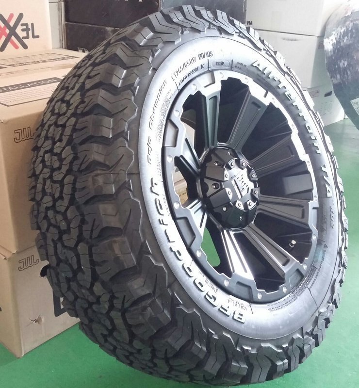 プラド ハイラックスサーフ FJ タイヤホイール BF グッドリッチ オールテレーン KO2 265/65R17 265/70R17 285/70R17 17インチ DeathRock拍卖