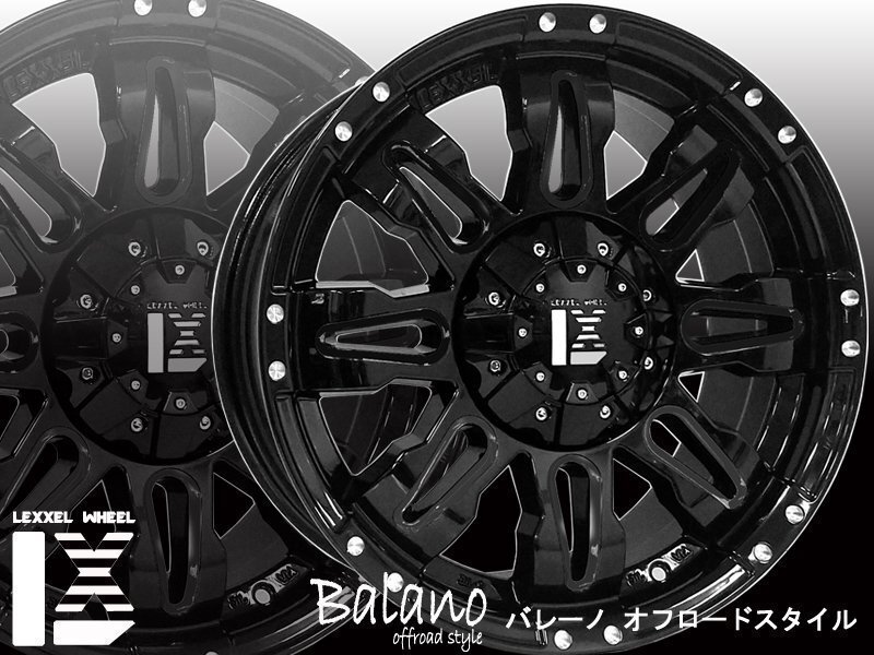 LEXXEL【Balano offroad style】サーフ プラド FJ サバーバン タホ H3 エスカ 17インチ BF オールテレン 265/65R17 265/70R17 285/70R17拍卖