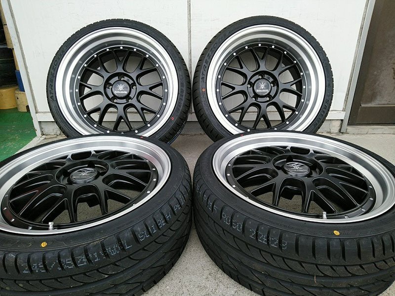 人気 クラウン アスリート 210 夏タイヤ ホイールセット BD00 19インチ 8.5J 9.5J 特選タイヤ 225/40R19 245/35R19拍卖