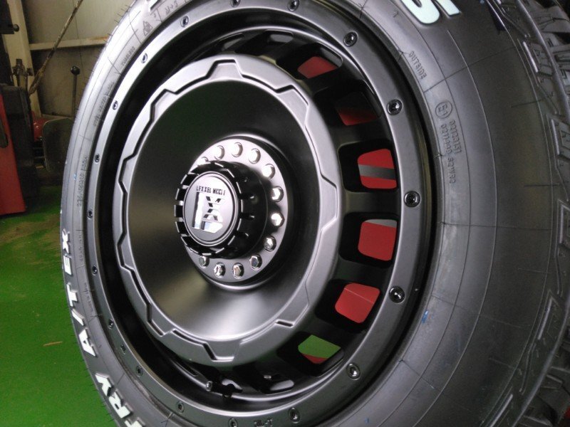 新品 4本セット CX5 CX8 タイヤホイール 17インチ TOYO OPENCOUNTRY AT EX 225/65R17 ホワイトレター LEXXEL SwaGGer拍卖