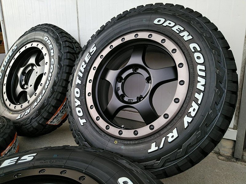 新品 4本セット ジムニー タイヤホイールセット トーヨータイヤ オープンカントリー RT 185/85R16 ホワイトレター 16インチ BDX05拍卖