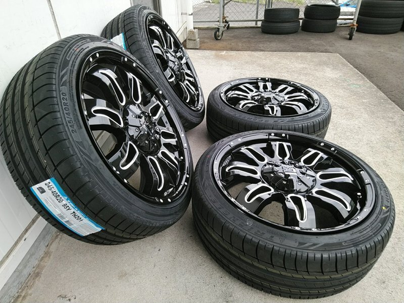 新品 4本 Jeep ジープ ラングラー JL JK LEXXEL Balano 20インチ タイヤホイールセット 当社特選タイヤ 275/55R20拍卖