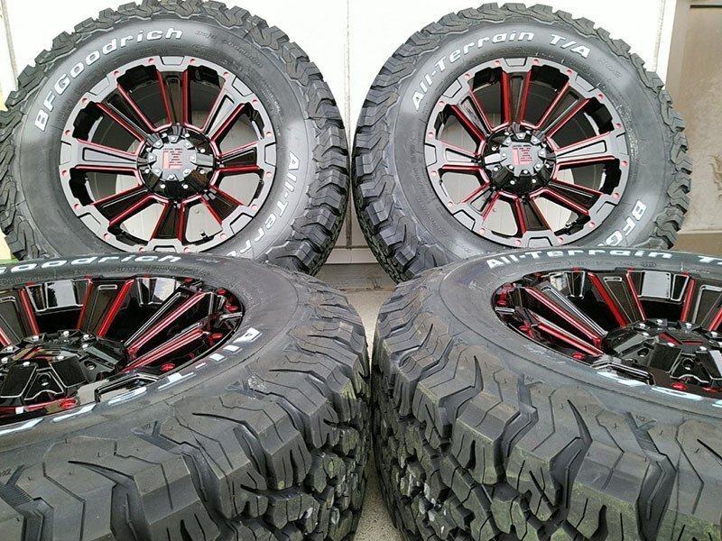 DeathRock タイヤホイール 新品4本セット BF グッドリッチ オールテレーン KO2 265/65R17 265/70R17 285/70R17 FJ サバーバン タホ H3拍卖
