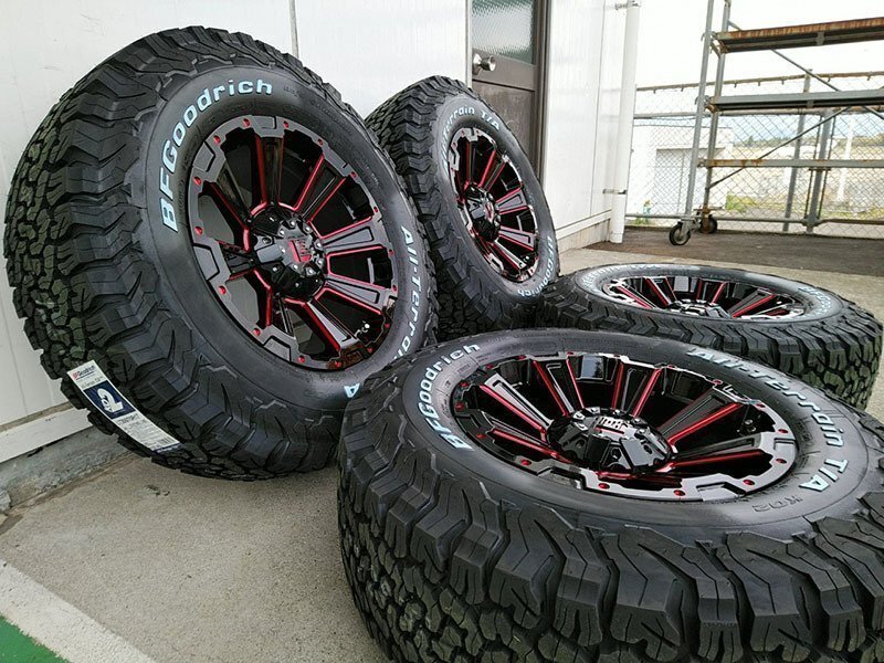 DeathRock タイヤホイール 4本セット BF グッドリッチ オールテレーン KO2 265/65R17 265/70R17 285/70R17 プラド ハイラックスサーフ FJ拍卖