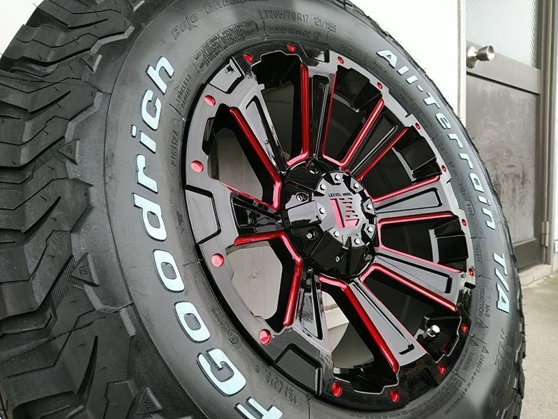 BF グッドリッチ オールテレーン KO2 265/65R17 265/70R17 285/70R17 プラド ハイラックスサーフ FJ タイヤホイール 17インチ DeathRock拍卖