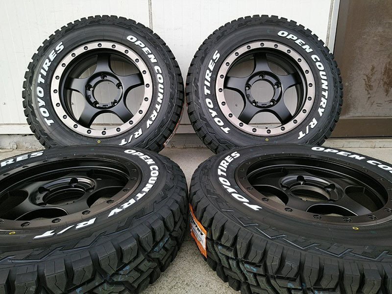ジムニー タイヤホイール 16インチ BDX05 TOYO オープンカントリーR/T 185/85R16 ホワイトレター 新品4本セット拍卖