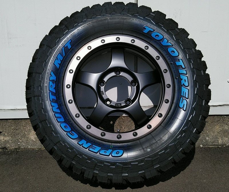 要リフトアップ ジムニー JB23 JB64 タイヤホイール 16インチ BDX05 トーヨー オープンカントリー MT 225/75R16 ホワイトレター拍卖