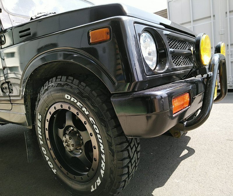 ジムニー 人気 タイヤホイールセット Bounty Collection BDX05 TOYO オープンカントリーRT 185/85R16 ホワイトレター拍卖
