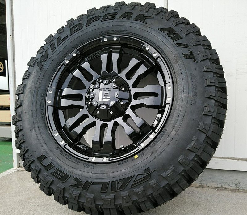 プラド FJ サバーバン タホ H3 人気 タイヤホイールセット LEXXEL Balano ファルケン ワイルドピークM/T01 265/70R17 17インチ拍卖