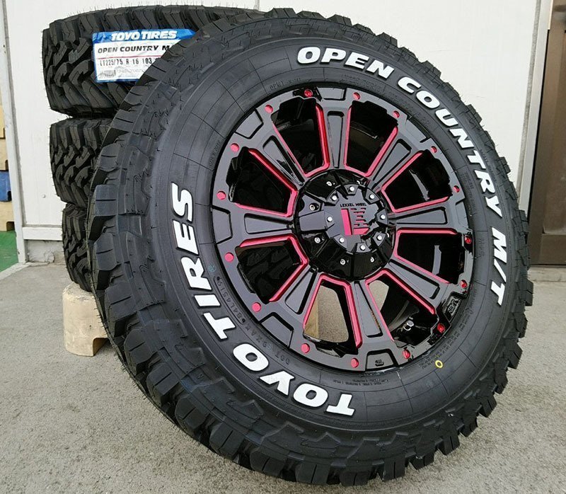 デリカD5 エクストレイル RAV4 CX5 ヴァンガード 16インチ DeathRock トーヨー オープンカントリー MT 225/75R16 ホワイトレター拍卖