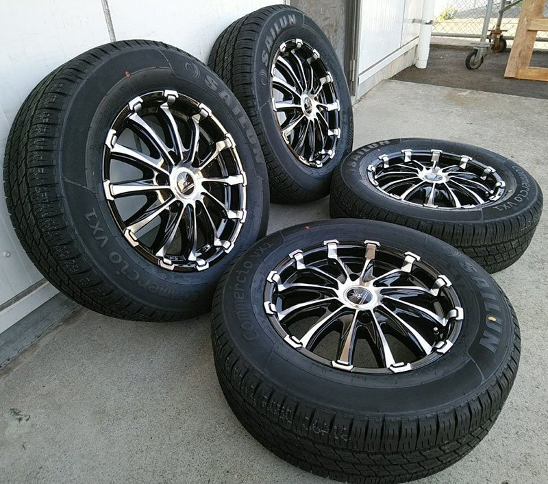 HIACE ハイエース レジアスエース 200系 車検対応 タイヤホイール 新品4本セット BD12 16インチ SAILUN 215/65R16 109/107拍卖