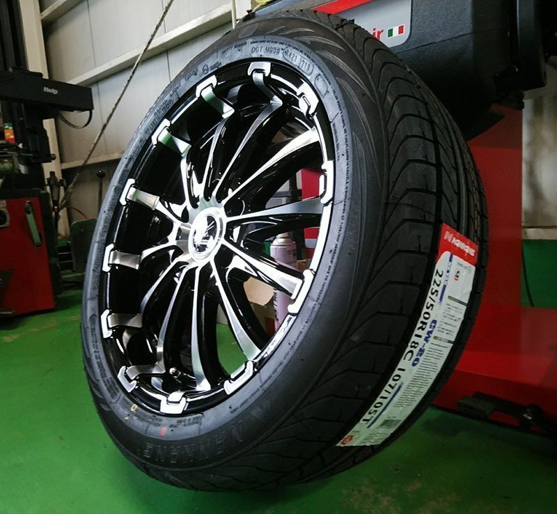 BountyCollection BD12 200系ハイエース 18インチタイヤホイール NANKANG CW20 225/50R18 車検対応 新品4本セット拍卖