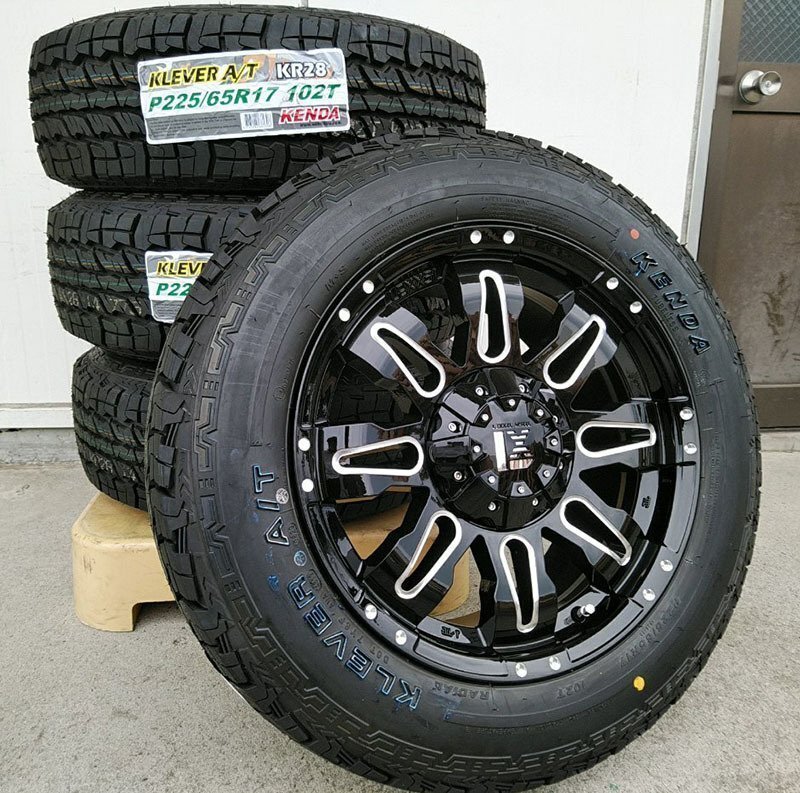 デリカ D5 エクストレイル RAV4 CX5 エクリプスクロス タイヤホイールセット KENDA KR28 225/65R17 17インチ LEXXEL Balano拍卖