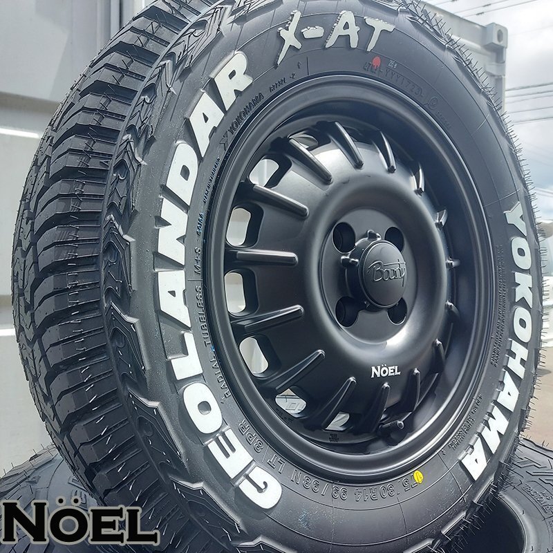 要リフトアップ&加工 新商品 軽トラ 軽バン ハイゼット エヴリィ アトレー ヨコハマ ジオランダー X-AT G016 175/80R14 14インチ拍卖