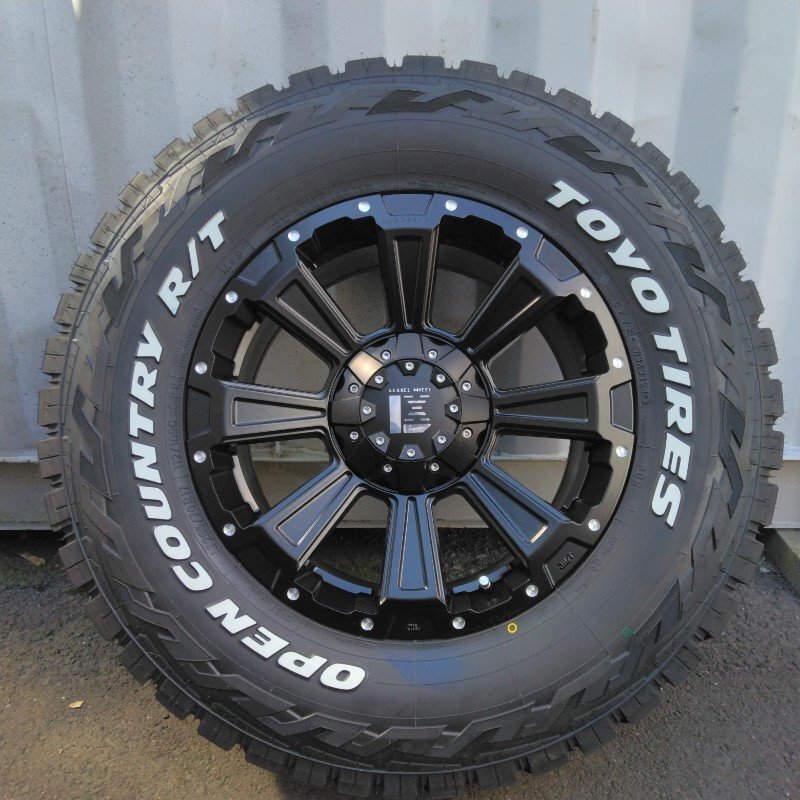 ランドクルーザー 250 ランクル250 タイヤホイール 4本 17インチ LEXXEL DeathRock デスロック TOYO オープンカントリー RT 265/70R17拍卖