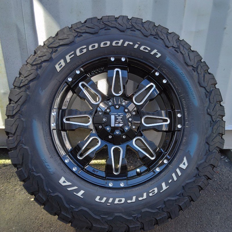 ランドクルーザー 250 ランクル250 タイヤホイール 4本 17インチ LEXXEL Balano バレーノ BF Goodrich オールテレン KO2 265/70R17拍卖