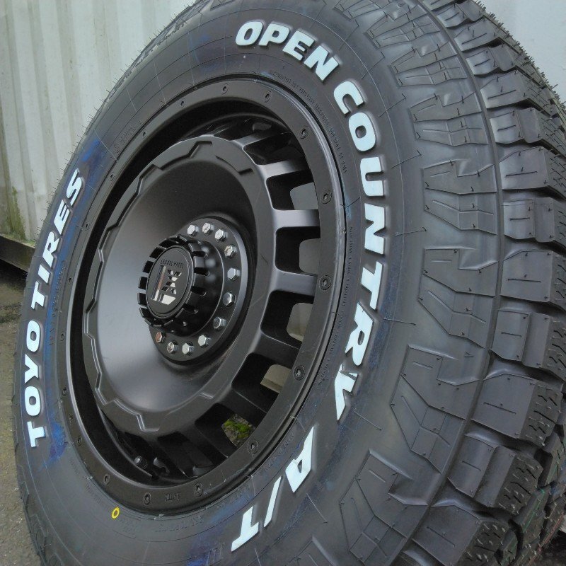 新品 4本セット Jeep ジープ ラングラー JL JK タイヤホイール TOYO オープンカントリー AT3 285/70R17 17インチ LEXXEL SwaGGer拍卖
