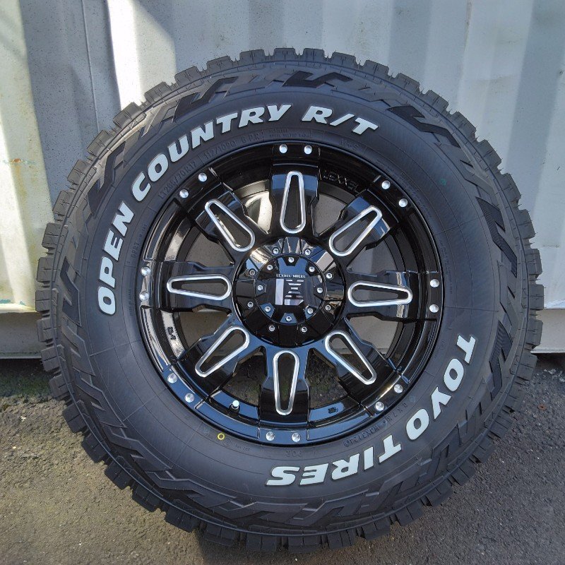 ランドクルーザー 250 ランクル250 タイヤホイール 4本 17インチ LEXXEL Balano バレーノ TOYO オープンカントリー RT 265/70R17拍卖