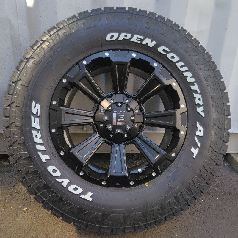 新品 150 プラド サーフ ハイラックス FJ タイヤホイールセット トーヨー オープンカントリー AT3 265/70R17 265/65R17 17インチ DeathRock拍卖