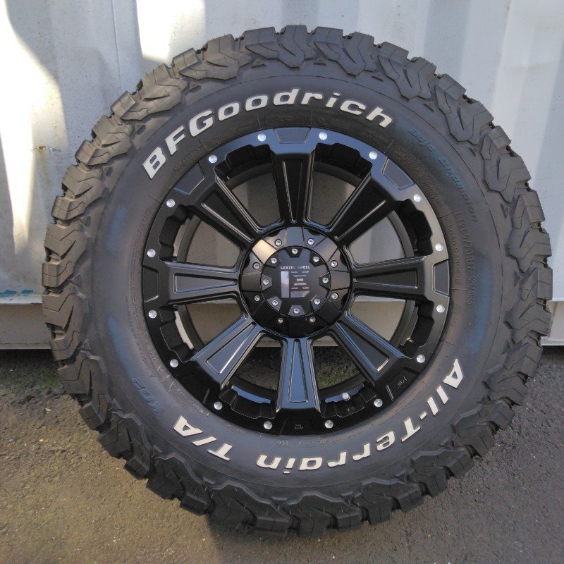 ランドクルーザー 250 ランクル250 タイヤホイール 4本 17インチ LEXXEL DeathRock デスロック BF Goodrich オールテレン KO3 265/70R17拍卖