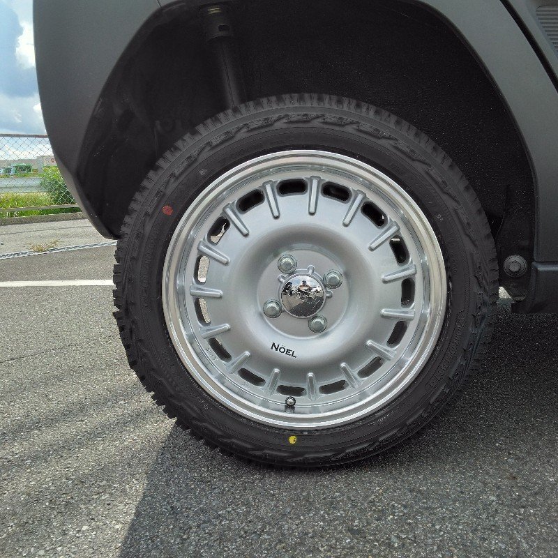 新品 タフト TAFT タイヤホイールセット 純正サイズ ヨコハマ ジオランダー X-AT 165/65R15 15インチ NOEL 4本セット拍卖