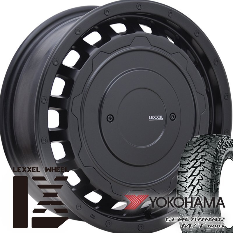 人気 ジムニー タイヤホイールセット 185/85R16 ヨコハマ ジオランダー MT G003 16インチ SwaGGer JB64 JB23 JA12 JA11拍卖