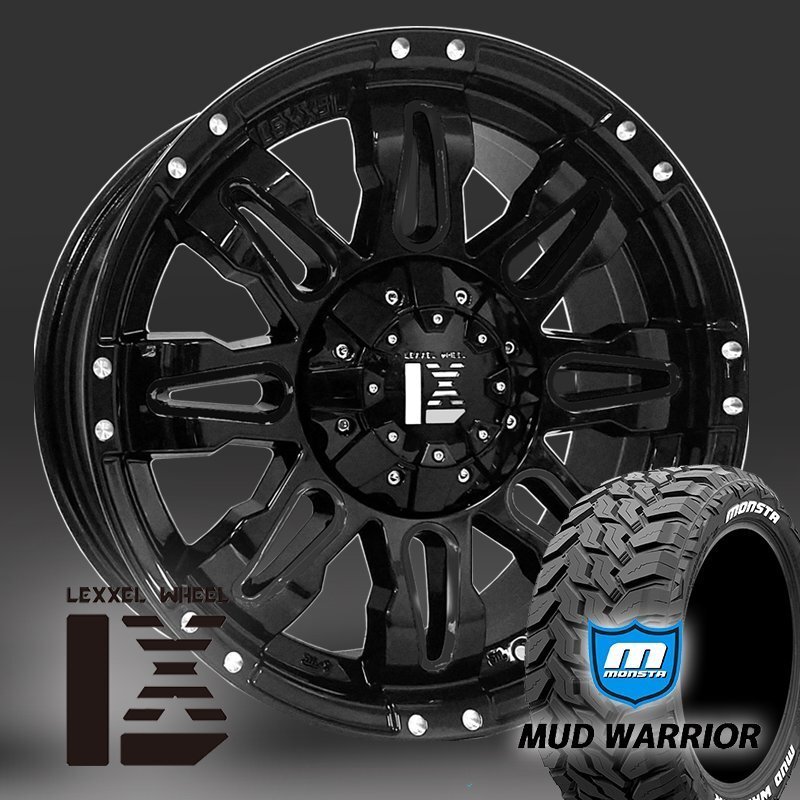 120 150 プラド ハイラックス サーフ FJ サバーバン タホ H3 モンスターマッドウォーリアー 265/70R17 ホワイトレター Balano 17インチ拍卖