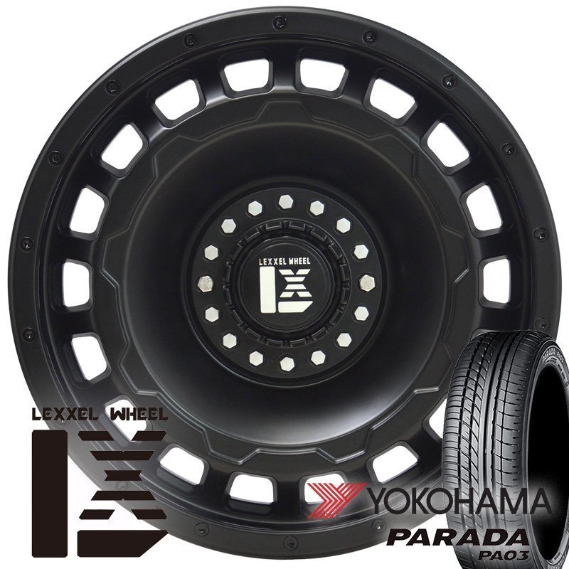 ヨコハマタイヤ パラダ 215/65R16 ライズ ロッキー 新品タイヤホイールセット 16インチ 4本セット 1台分 LEXXEL SwaGGer拍卖