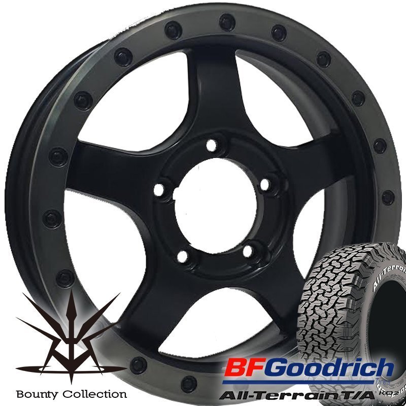 リフトアップ車 ジムニー タイヤホイールセット 16インチ BF Goodrich AT KO2 215/70R16 225/70R16 225/75R16 BDX05拍卖