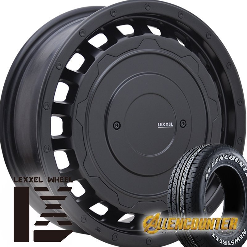 200系ハイエース HIACE LEXXEL SwaGGer Old style オーレンカウンター 215/65R16 車検対応 ホワイト タイヤホイール 16インチ拍卖