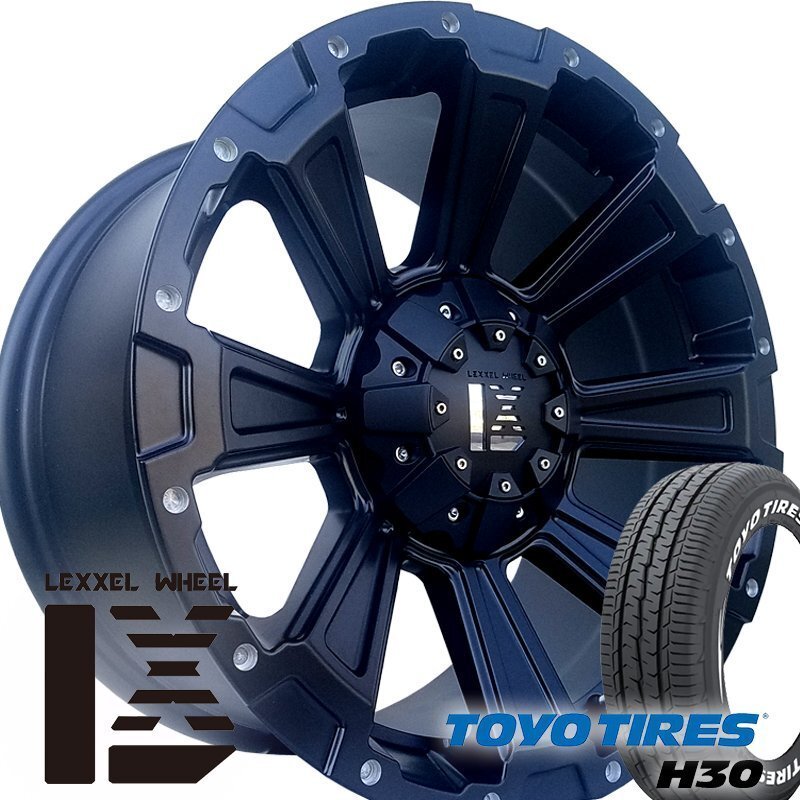 New!!LEXXEL DeathRock 200系 ハイエース TOYO H30 215/65R16 16インチ 新品 タイヤホイールセット 車検対応 バン規格拍卖