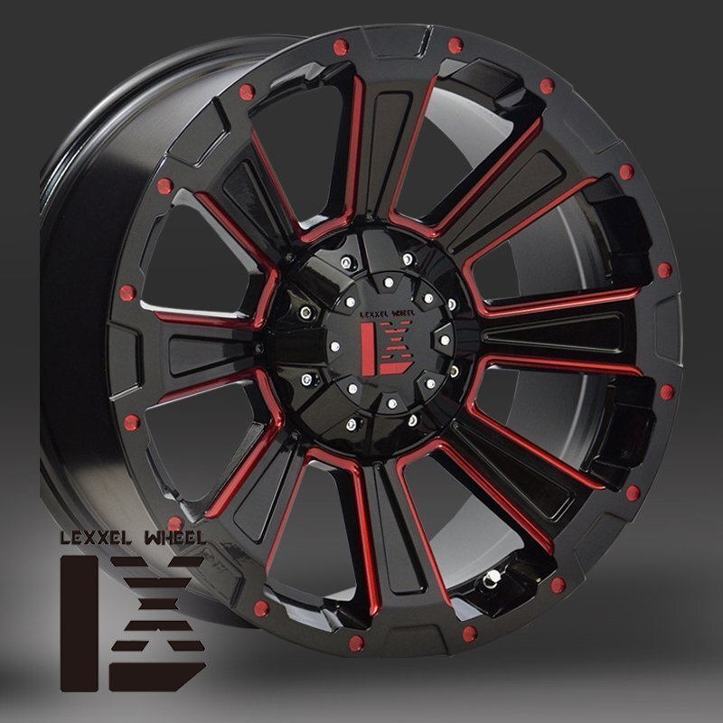 【送料無料】LEXXEL レクセル DeathRock デスロック 16x7.0 +35 114.3-5H ホイールのみ1本から 新品ホイール拍卖